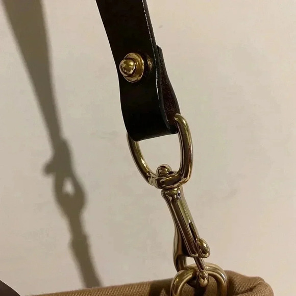 Dooney & Bourke beige brown canvas leather bag - Picture 16 of 16